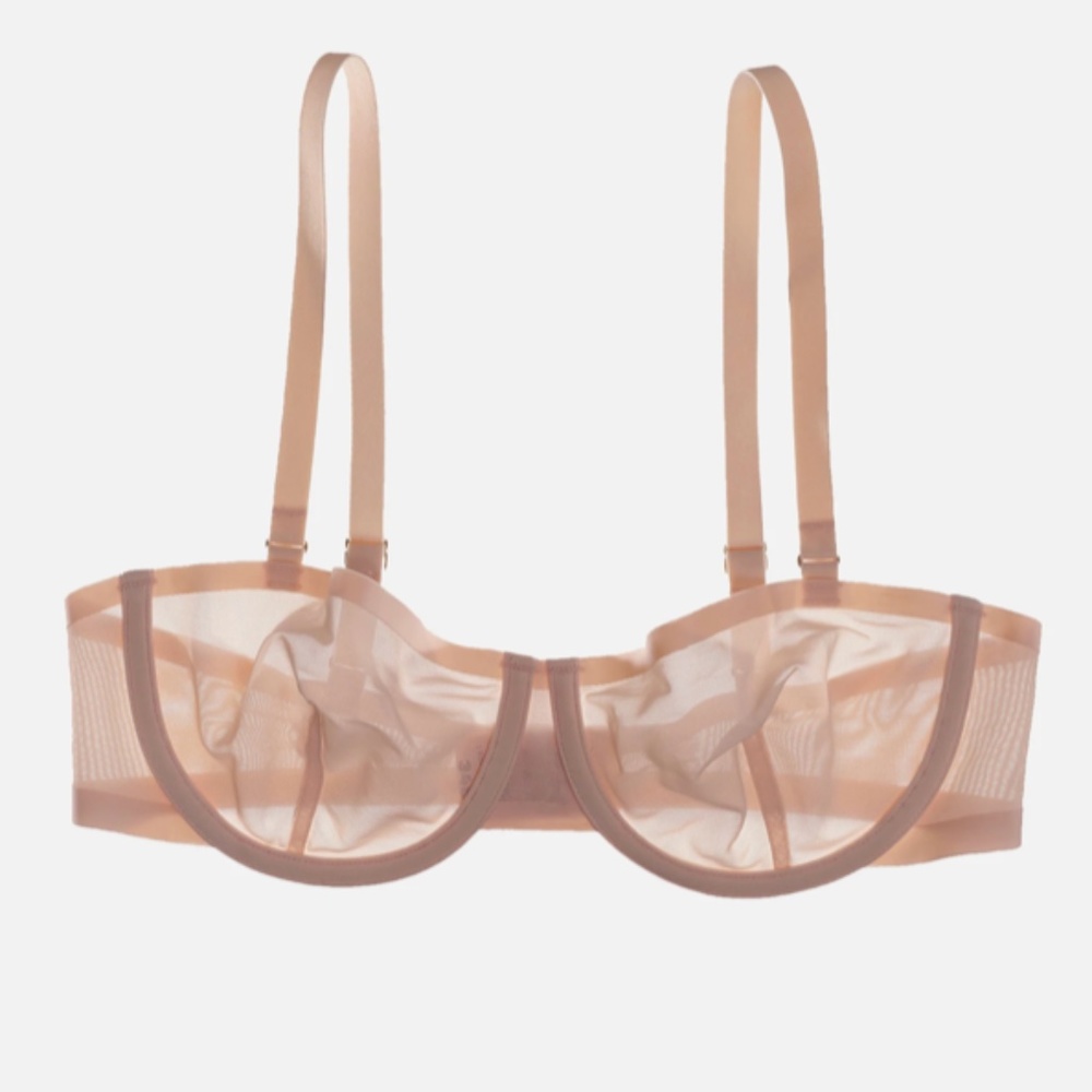 Balconette bra in Blush
